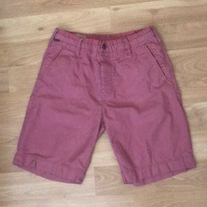 Salmon Pink GUESS Classic Fit Shorts